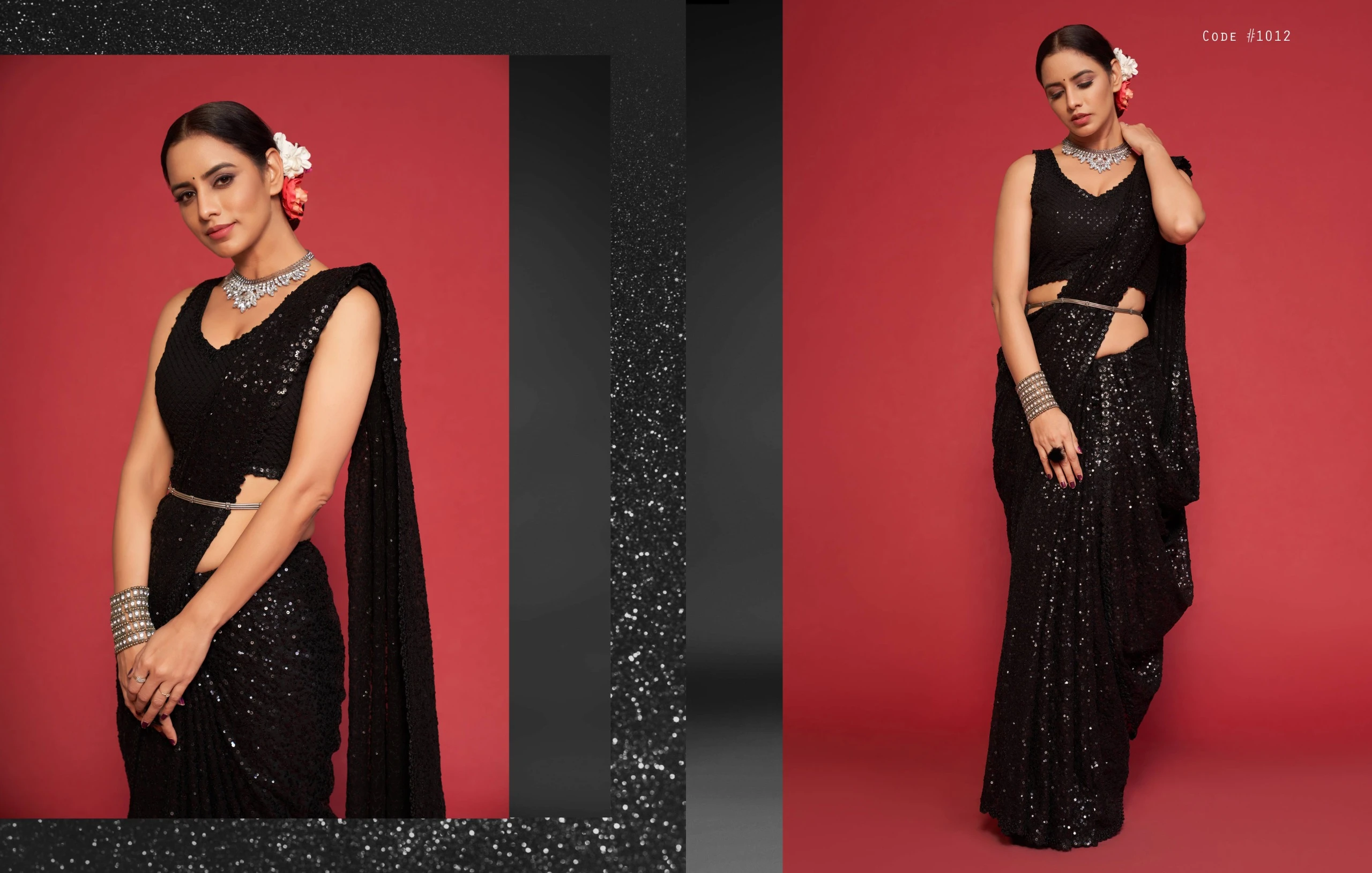 Zeel The Starlit Sarees Vol 1 Fancy Wholesale Designer Sarees Catalog — Wholesale Sarees, MPA wholesale from Surat - Gallery Image 4